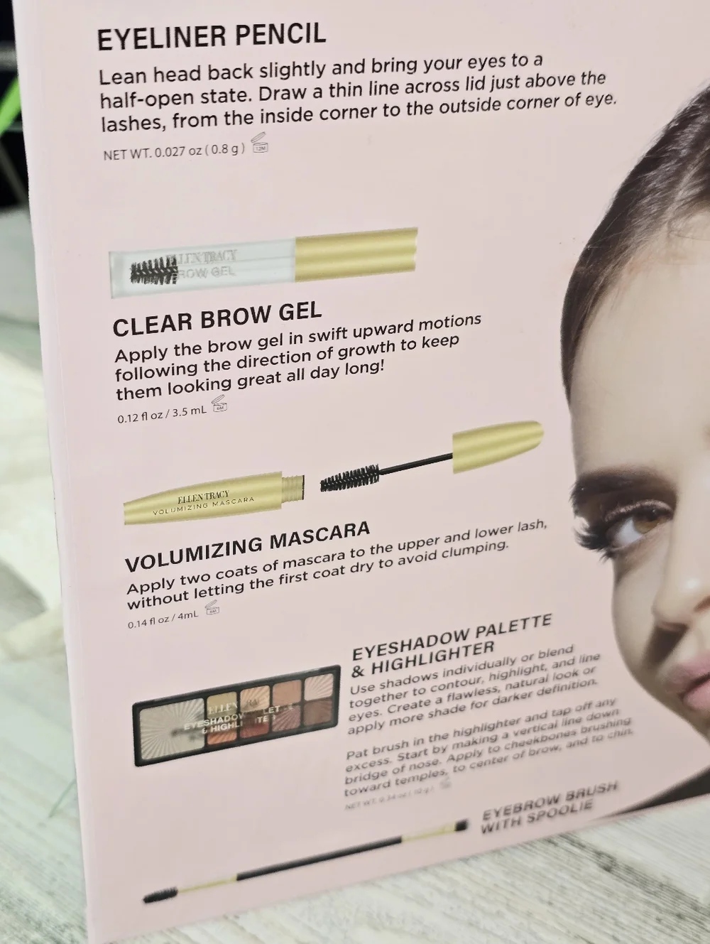 Ellen Tracy Total Eye Essentials - Pink Eye Makeup Kit